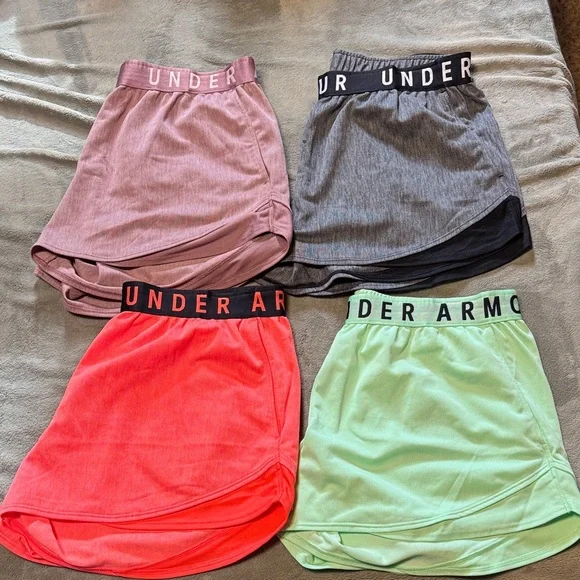 Under Armour Women’s Circle Skirts in Pink, Gray, Coral & Mint - Picture 1 of 2